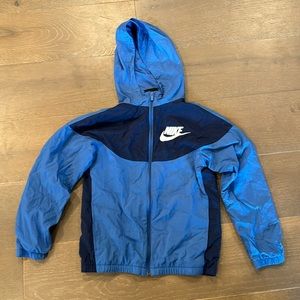Light blue dark blue Nike wind breaker boys